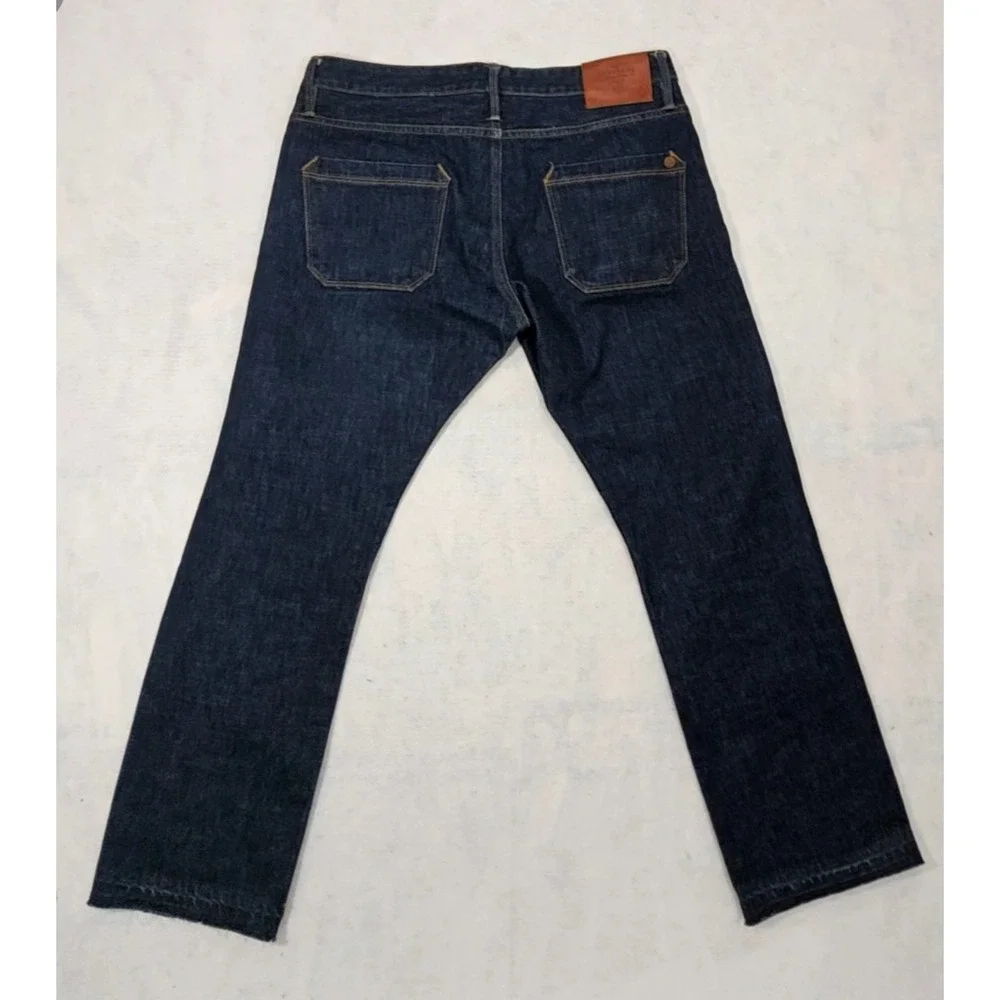Freenote Cloth Jeans 32 x 28 29 Selvedge Blue Straight Leg Made In USA - Picture 3 of 8
